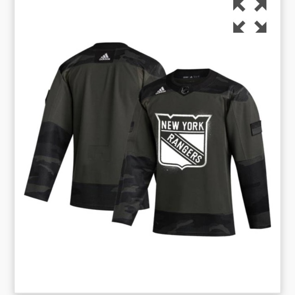 NWT New York Rangers Camo Jersey
